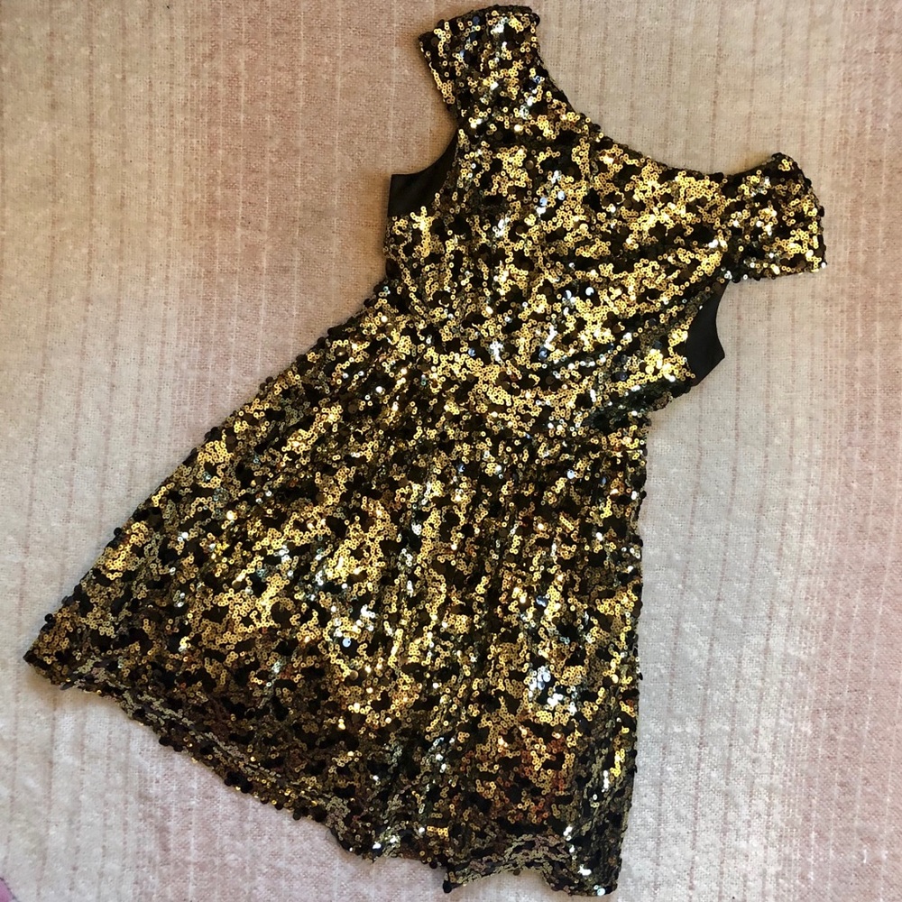 Sequined Audrey Hepburn Inspired Party Dress